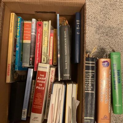 Misc box of books