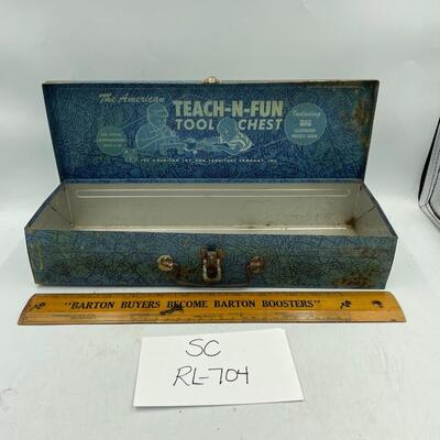 Teach-n-fun metal tool chest