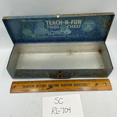 Teach-n-fun metal tool chest