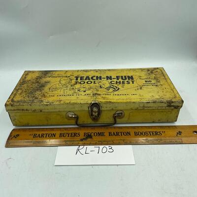 Teach-n-fun metal tool chest