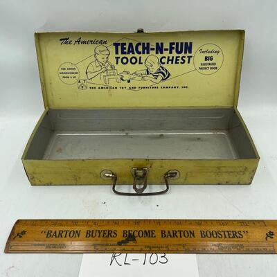 Teach-n-fun metal tool chest