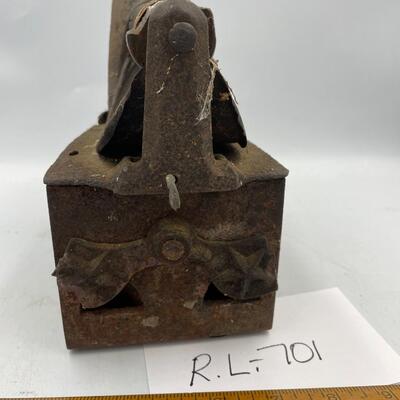 Cast iron wooden handle iron