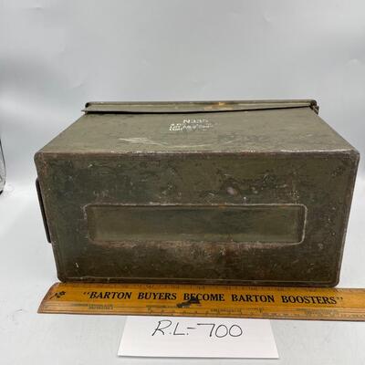 Vintage military ammo box N335