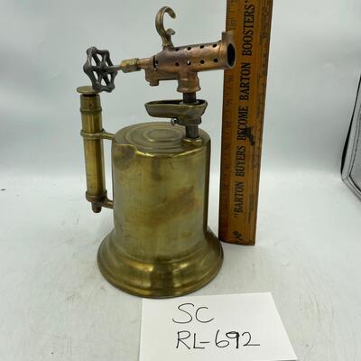Vin Turner brass blow torch