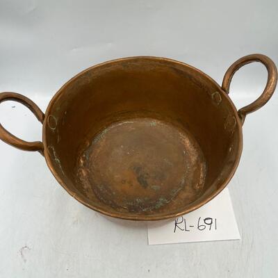 Copper cauldron