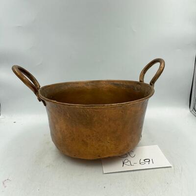 Copper cauldron