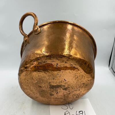 Copper cauldron