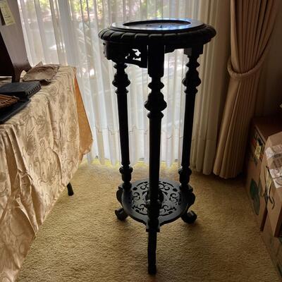 Chinese tall plant stand