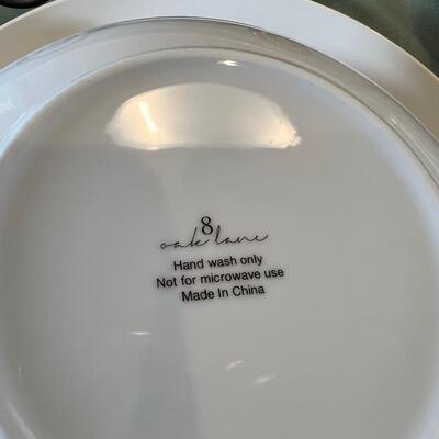 White ware Spanish Handcrafted  flower or candle dishes, set of new Cheese  knives, Snack plates