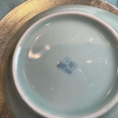 White ware Spanish Handcrafted  flower or candle dishes, set of new Cheese  knives, Snack plates