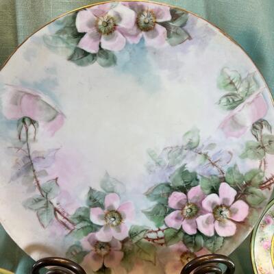 Set Of Austrian Fine China, Limoges Nappy, Havalnd French plate,