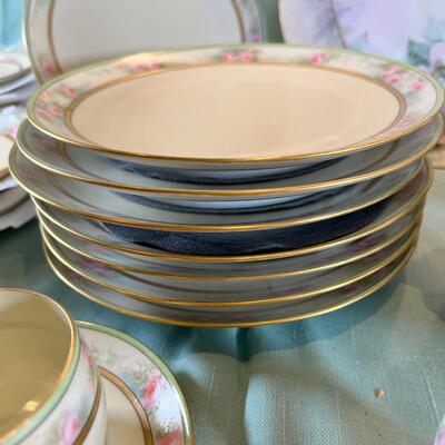 Set Of Austrian Fine China, Limoges Nappy, Havalnd French plate,