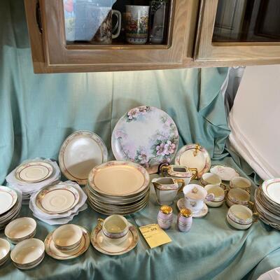 Set Of Austrian Fine China, Limoges Nappy, Havalnd French plate,