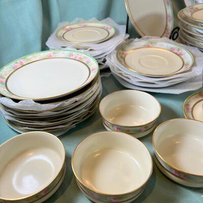 Set Of Austrian Fine China, Limoges Nappy, Havalnd French plate,