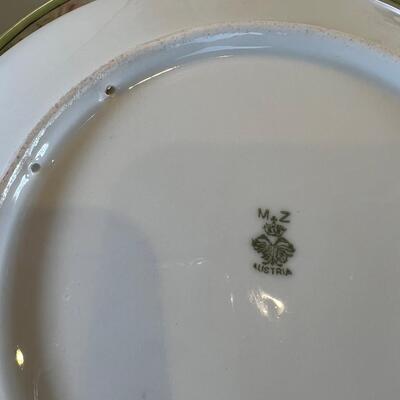 Set Of Austrian Fine China, Limoges Nappy, Havalnd French plate,