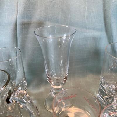 MCM Christmas hot toddy glasses, variety of Glass beer stiens