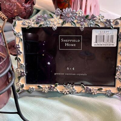 Purple Table Decor