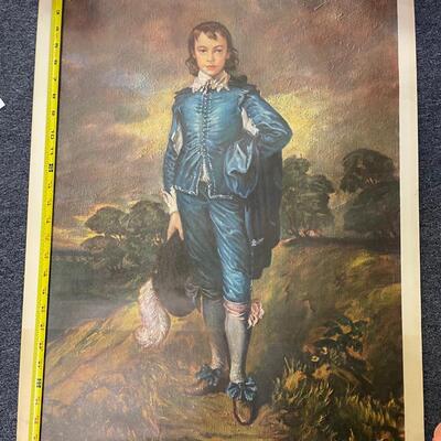 Blue boy poster