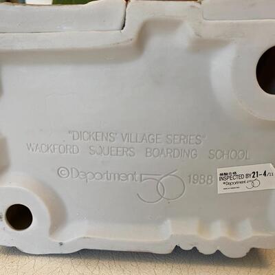 Department 56 ~ â€œ Wackford Squeers Boarding Schoolâ€