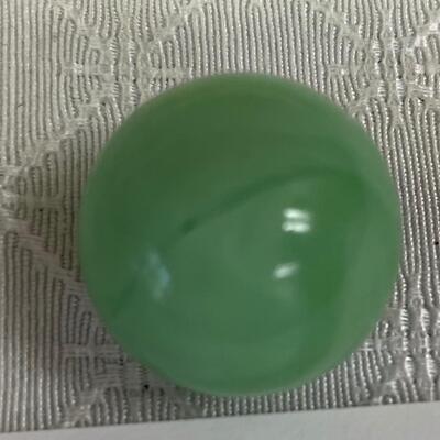Green marbles