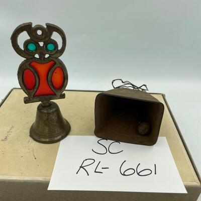 Owl bell & brass bell