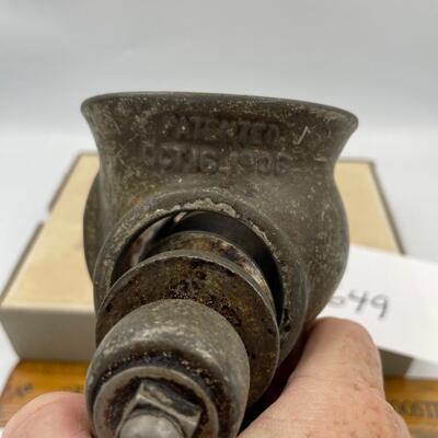 Grinder-patented October 16,1906