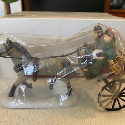 Department 56 ~ RED CHRISTMAS SULKY