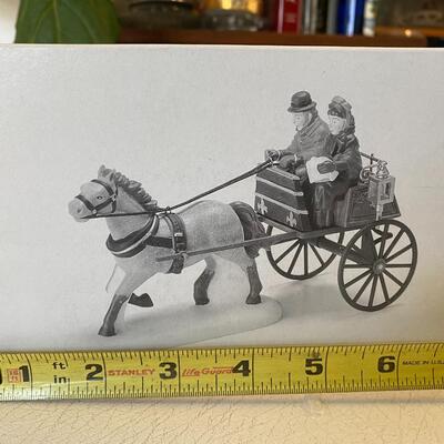 Department 56 ~ RED CHRISTMAS SULKY