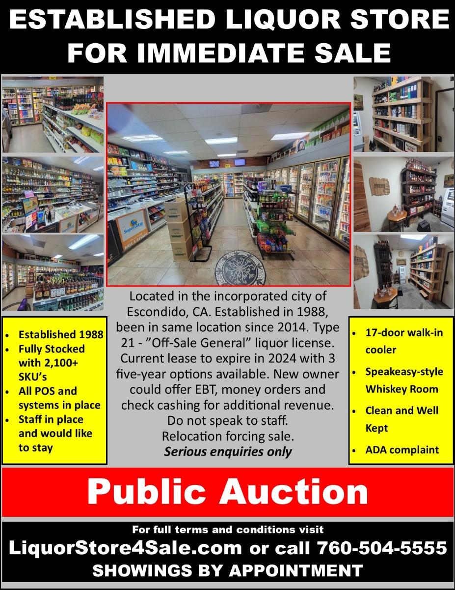 OPERATING LIQUOR STORE | EstateSales.org