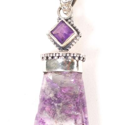 Sterling Amethyst Pendant