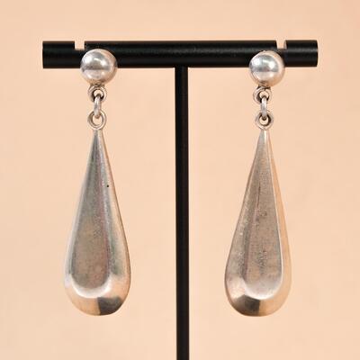Vintage ATI Sterling Mexico Drop Post Earrings