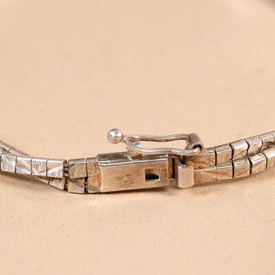 Italian Sterling Intertwined Bracelet
