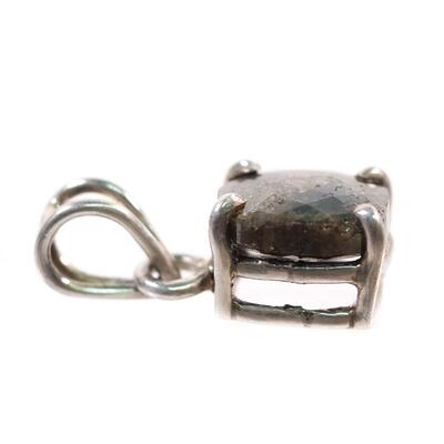 Sterling Cognac Diamond Pendant