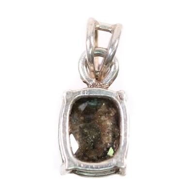 Sterling Cognac Diamond Pendant