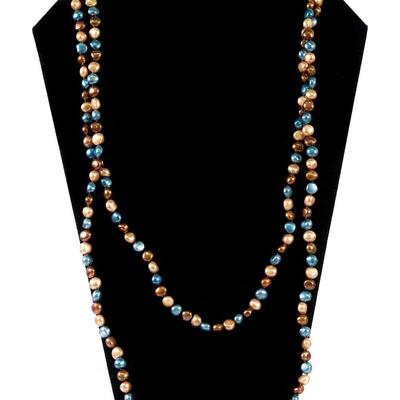 Honora Collection Sterling 60" Freshwater Pearl Necklace
