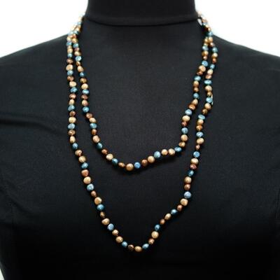 Honora Collection Sterling 60" Freshwater Pearl Necklace