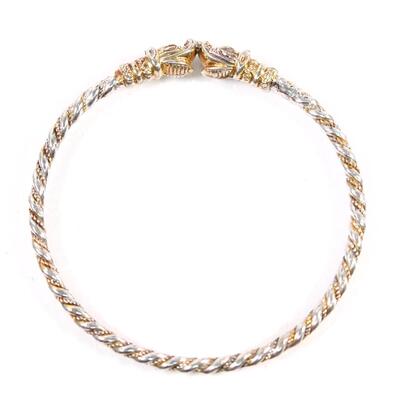 Sterling & Gold tone Bangle Bracelets