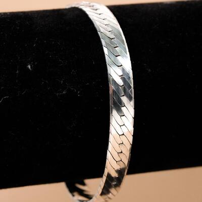Sterling Herringbone Bracelet