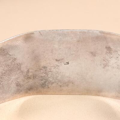 Sterling Onyx Cuff Bracelet