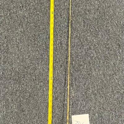Vtg Pflueger Akron model 1893 fishing reel and metal rod
