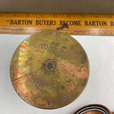 Brass artillery case