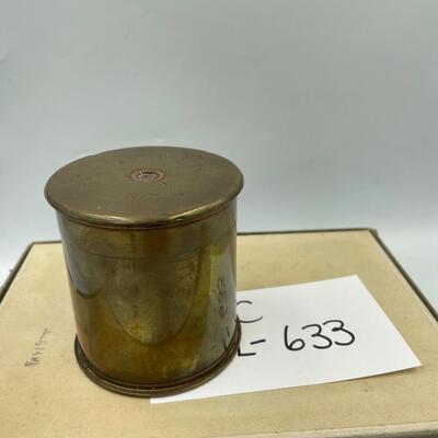 Brass artillery case