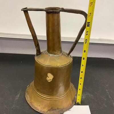 Antique handmade rustic copper