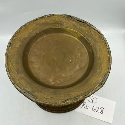Brass spittoon