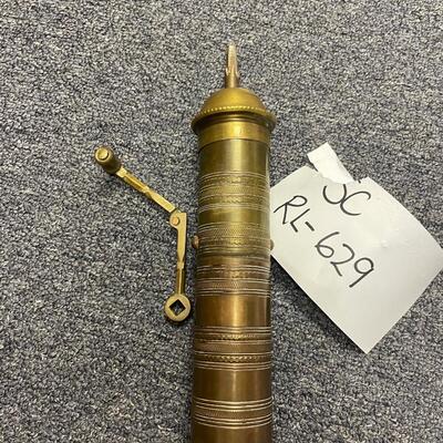 Brass coffee grinder