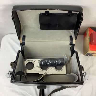 5225 Polaroid Impulse SE 1988 Pro Convention Camera & Keystone Capri 8mm Vintage Camera w/more and Accessories