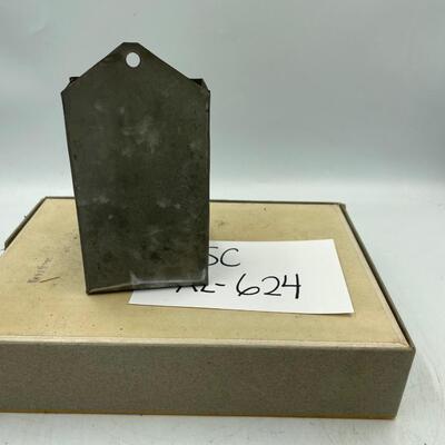 Galvanized match holder