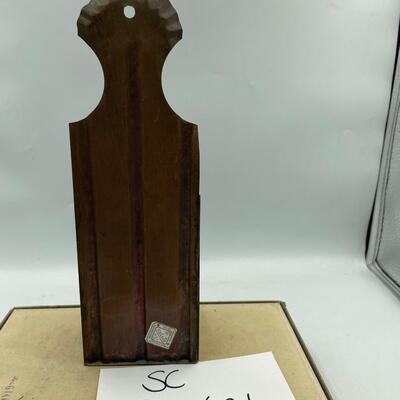 Copper match holder