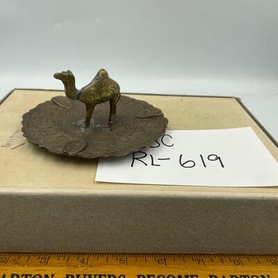 Camel brass ashtray