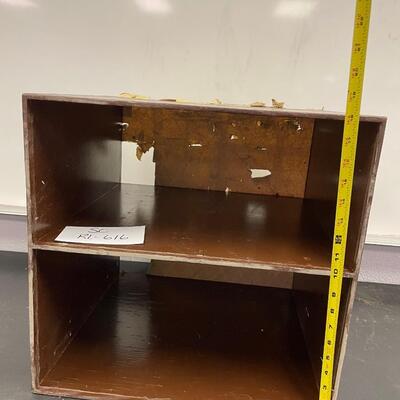 Wooden shelf